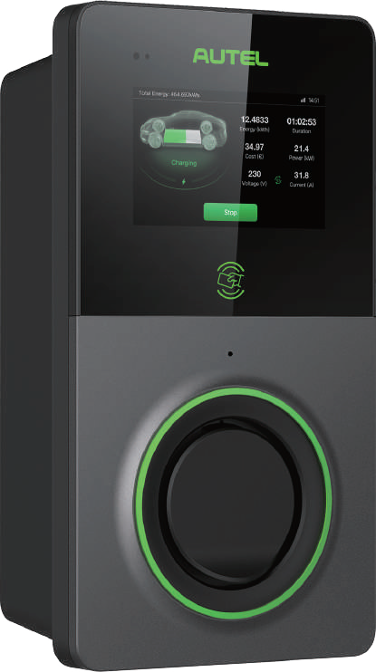 Autel m. LCD skærm - privat parkeringsplads