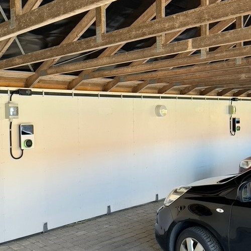 Ladeløsning til boligforening med carport
